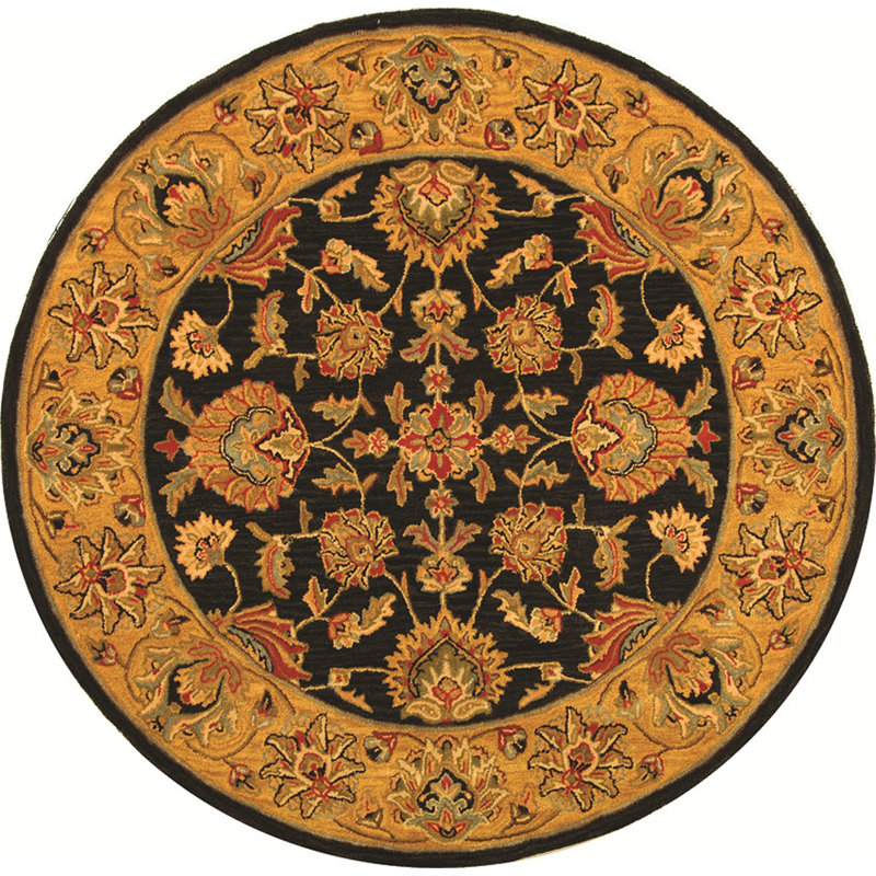 Cranmore Hand Tufted Wool Oriental Rug, Round 8'