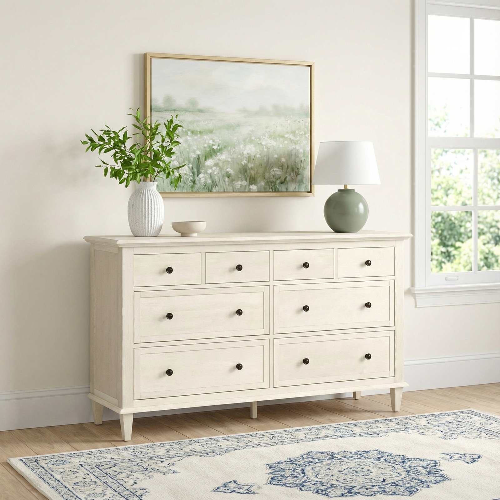 Lugano 66" Acacia Double Dresser