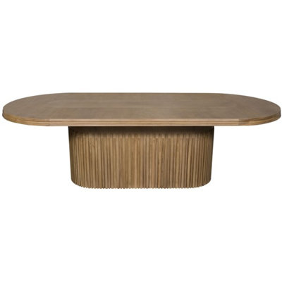 Edge Oval Solid Wood Dining Table