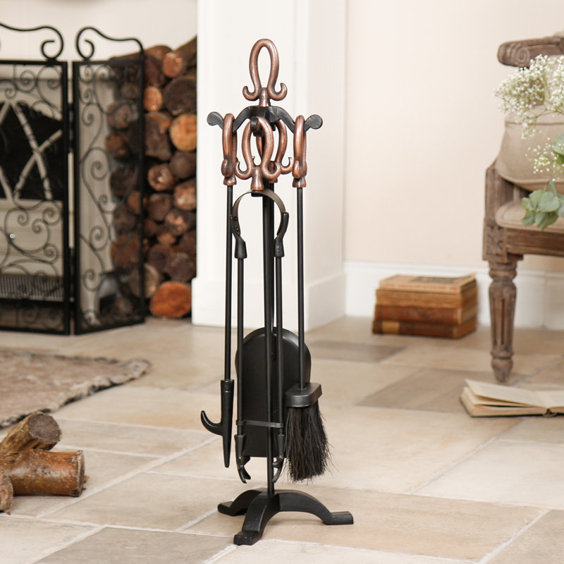Iron Fireplace Tool Set