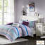 Édredon pour lit double / grand Global, microfibre douce, 2 taies décoratives, coussins décoratifs, chambre mauve avec coussin décoratif Global