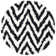 Delane Handmade Shag Black/White Area Rug