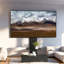 Meuble télé multifonctionnel noir: MDF et métal, style moderne pour espaces polyvalents