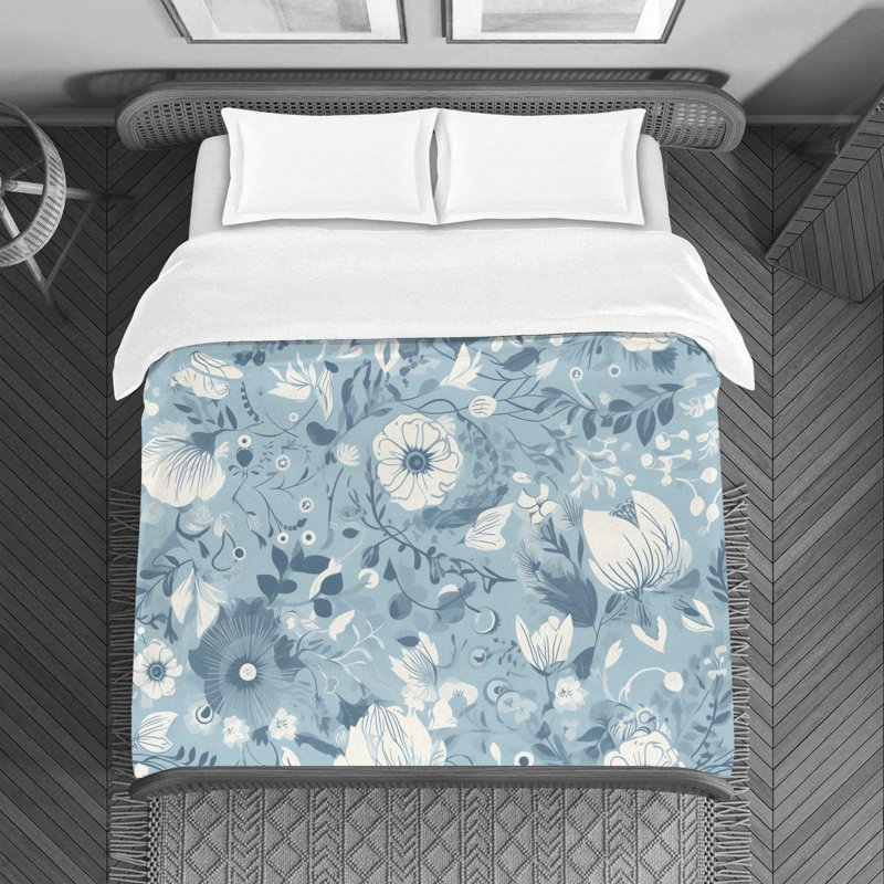 Floral Bedding, Twin Duvet Cover