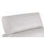 Canapé modulaire en cuir italien 4 pièces Clairemont gris clair avec 2 fauteuils inclinables électriques et appuis-tête réglables Clairemont-2075257911