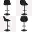 Swivel Yes Bar Stool with Steel Frame
