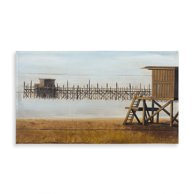 Lifeguard Tower Tablecloth - Coastal Sea Decor for Home