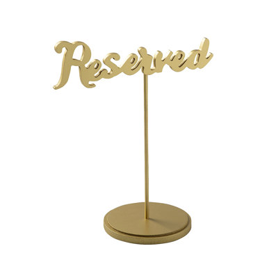 Wood Table Number