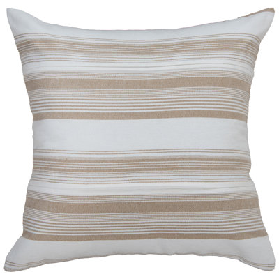 Cotton/Polyester Blend Down Filled Throw Pillow