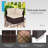 7 Pcs Patio Furniture Set With 35" Propane Gas Fire Pit Table & Waterproof Cover Brown-995671924