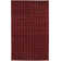 Chelsea Wool Geometric Area Rug in Cranberry