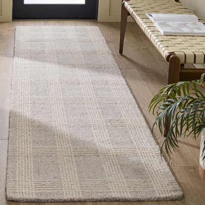 Genre 85% laine touffetée à la main 85%; Tapis géométrique 15% coton