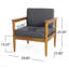 Fauteuil club Gavin