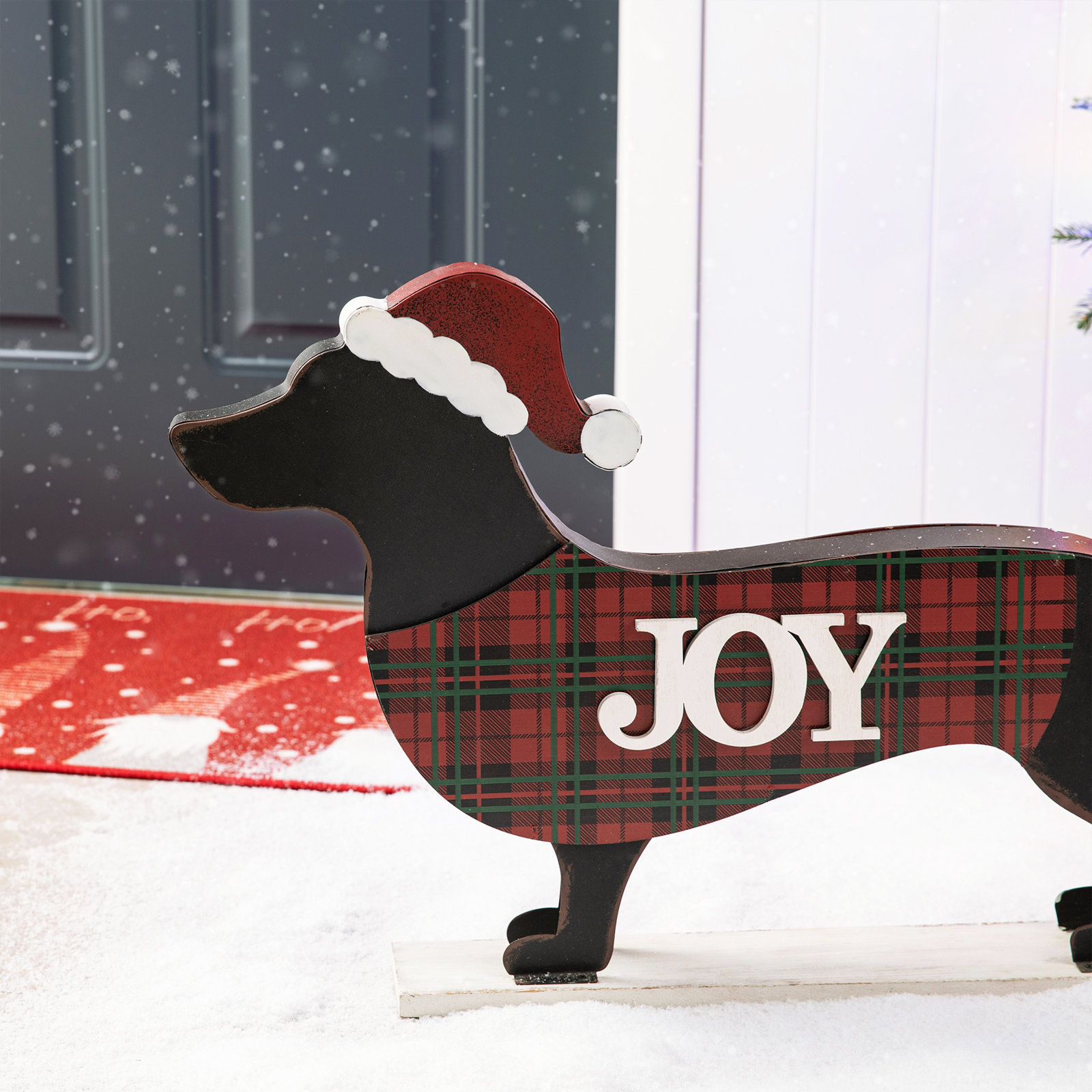 Wooden Dachshund Porch Sign