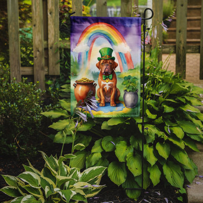 Drapeau de jardin double face en polyester H 15,5 po x l 11,25 po St Patrick's Day