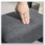 Petit repose-pieds repose-pieds avec revêtement en tissu de lin et repose-pieds cubique en plastique pour le salon-1543284408