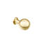 Utopia Alley Lyon Cabinet Ring Pull Knob - Decorative Cabinet Drop Pull Knobs For Cabinets And Drawers - Vintage Cabinet Hardware With Hand Finished Polished Gold - Metal Drawer Pull Knobs 0.87" (Set Of 10)