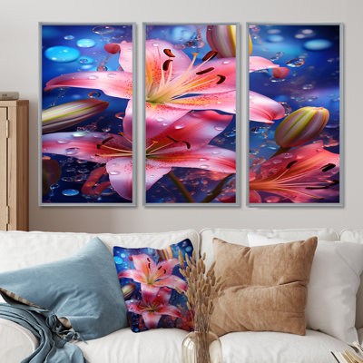 Rumley - Lily Wall Art Living Room Set