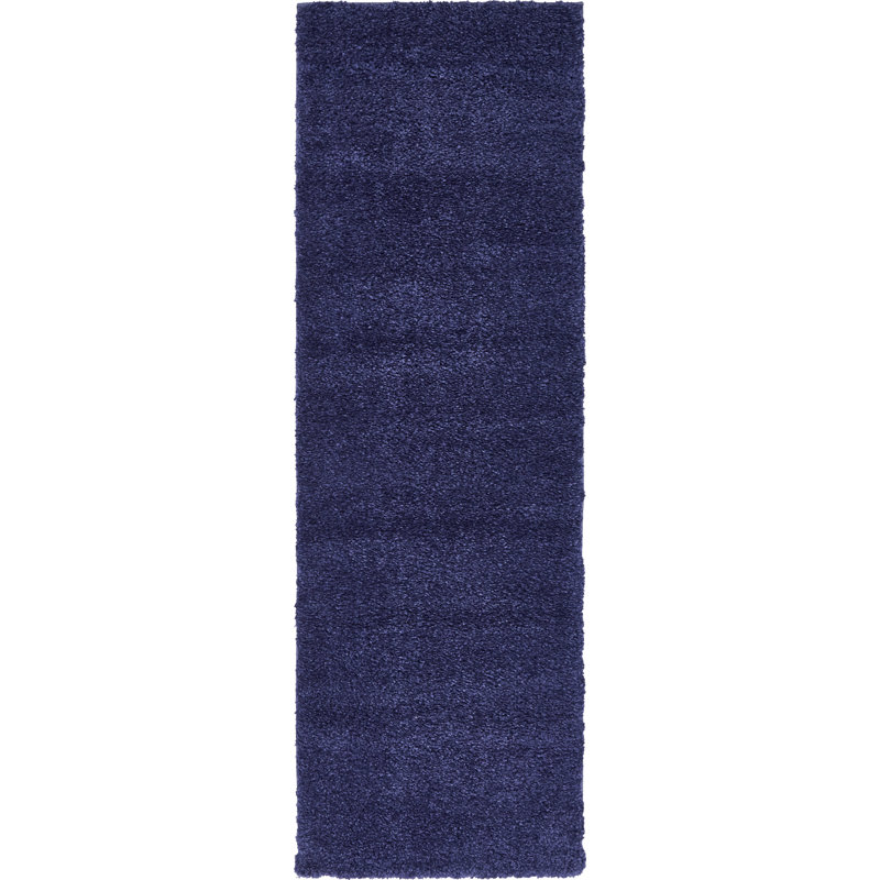 Tapis Zuniga, Marine, Tapis de couloir 2 pi 2 po x 6 pi 7 po