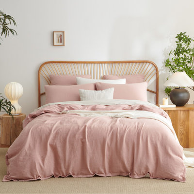 Ensemble de housse de couette 100% coton Muslin