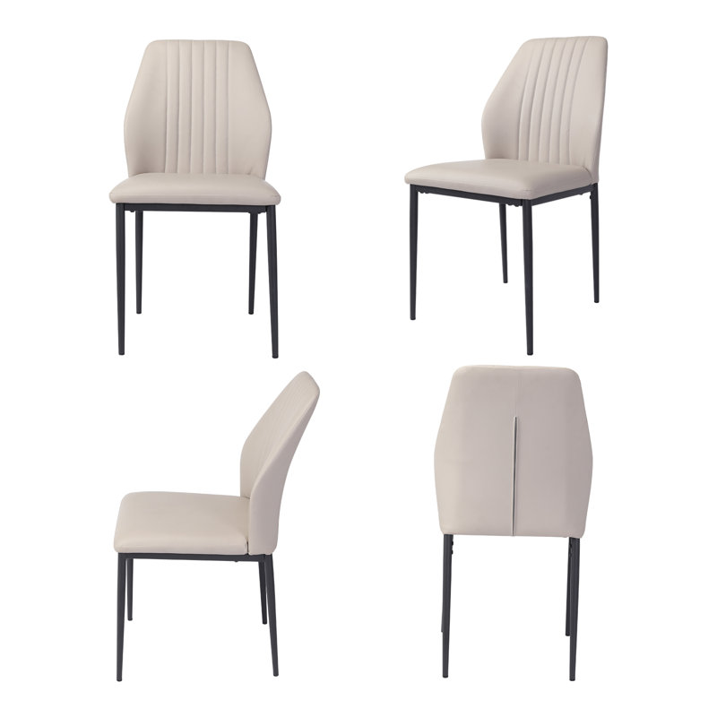 Chaise de salle à manger Gilfillan, Blanc, 2