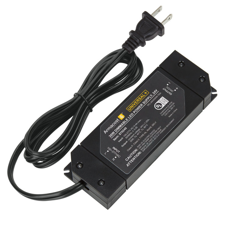 Universal+ Dimmable LED Driver 24V DC, 30W, 30