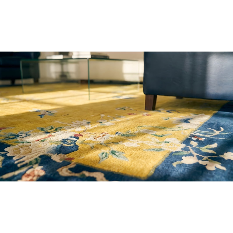 Tapis antique chinois Art Deco