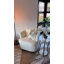 Upholstered Chenille Swivel Armchair-1426768111