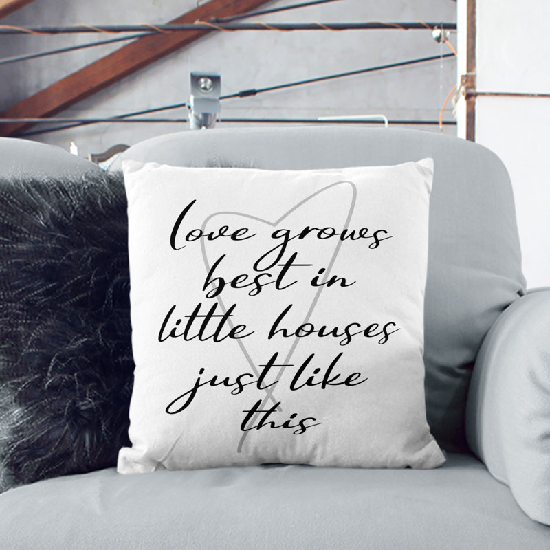 Square Cushion, 40cm H x 40cm W x 15cm D, Black