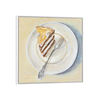 «That dernier morceau de gâteau», reproduction d'art murale - toile encadrée