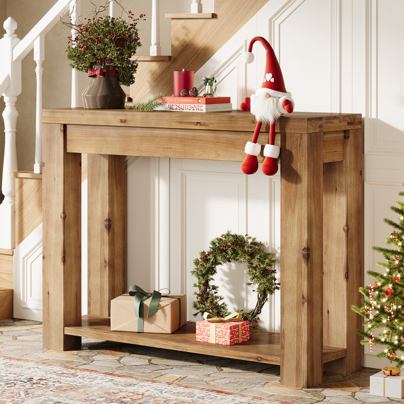 43.3cm Solid Wood Console Table