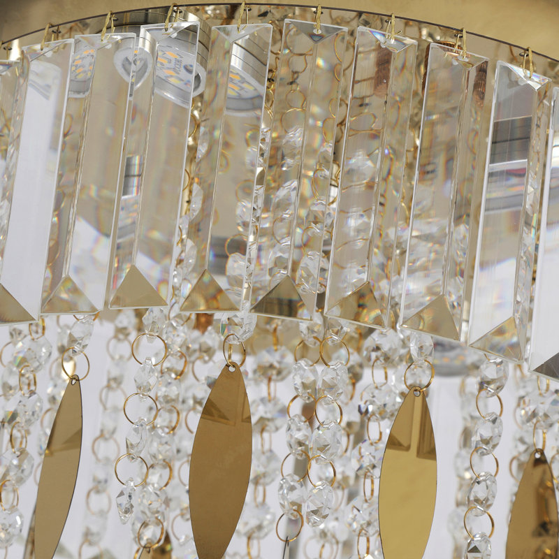 1 - Light Crystal LED Chandelier