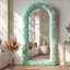 Miroir de plancher en bois manufacturé Jezell-142387186-134807599