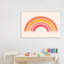 «Retro Rainbow Waves» par Modern Tropical - impression d'art graphique-52802415-52802421