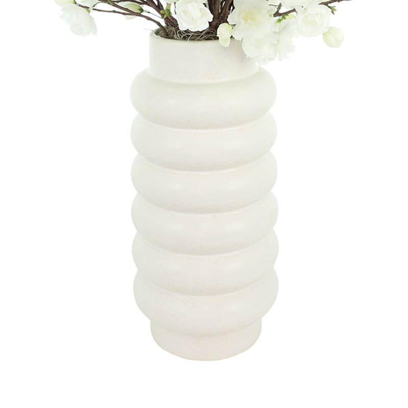 Organic Modern Cherry Blossom Arrangement, 45" H x 27" W x 27" D