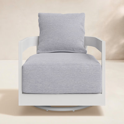 Nicolina Swivel Aluminum Outdoor Lounge Chair