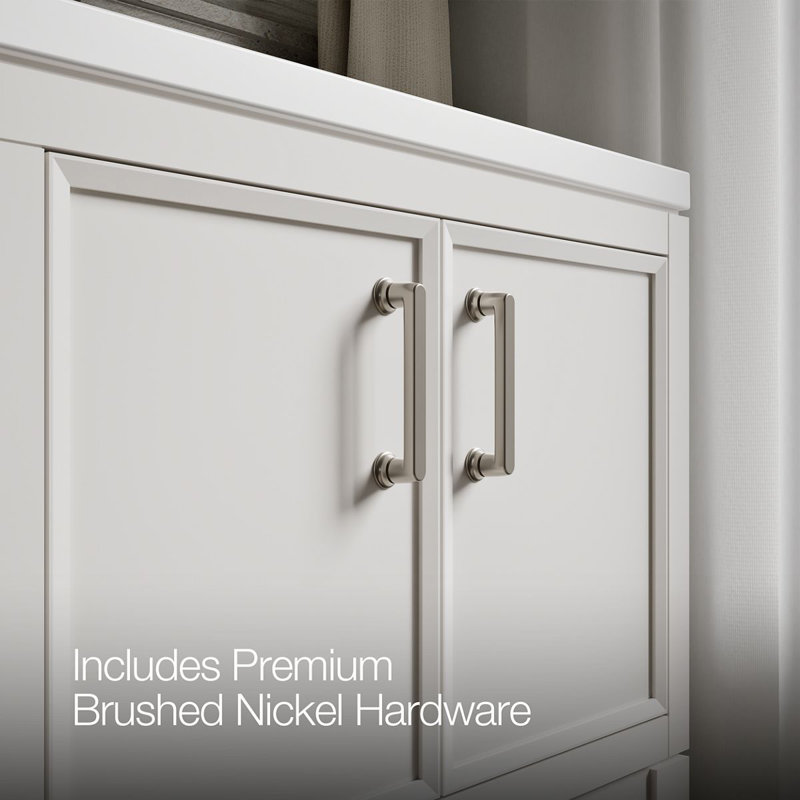 Winnow 60-In Bathroom Vanity Set, White