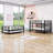 Metal Twin Triple Bunk Bed With Trundle-1106552146