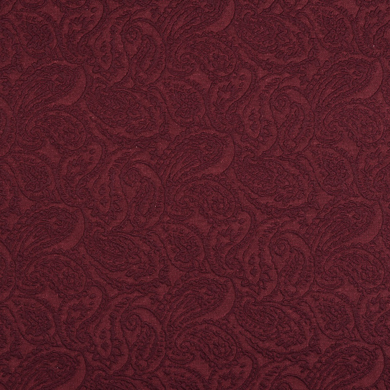 Tissu motif cachemire, Bourgogne 5