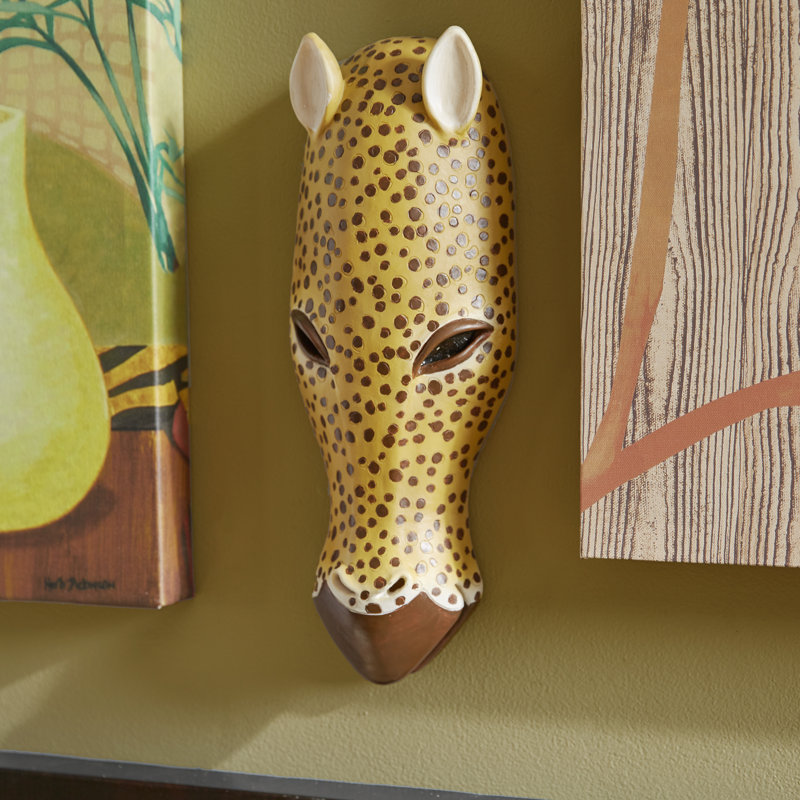 Sculpture murale Serengeti en jaguar africain