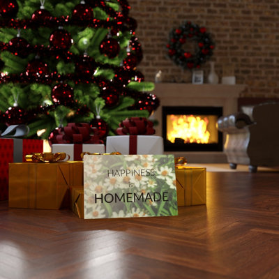 Happiness Is Homemade - Wrapped Canvas Print