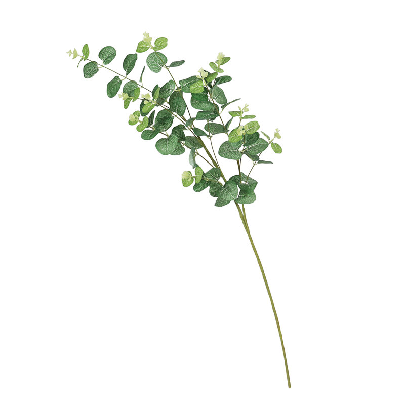 Ensemble de 3 branches d'eucalyptus artificiel, Vert