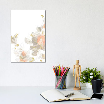 Roseus I by June Erica Vess - Wrapped Canvas Painting