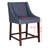 Stirling Upholstered Counter Stool with Solid Wood Frame-606844100-665635803