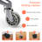 Adjustable Height Ergonomic Lab Stool Saddle Stool with Heavy-duty Wheels