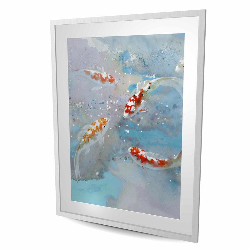 «Koi Fish», reproduction encadrée