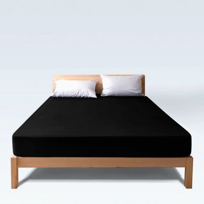 LuxuryFit Microfiber BedSheet - Wrinkle-Free & Fade-Resistant Fitted Sheet - Premium Quality 1-Piece Bed Sheet