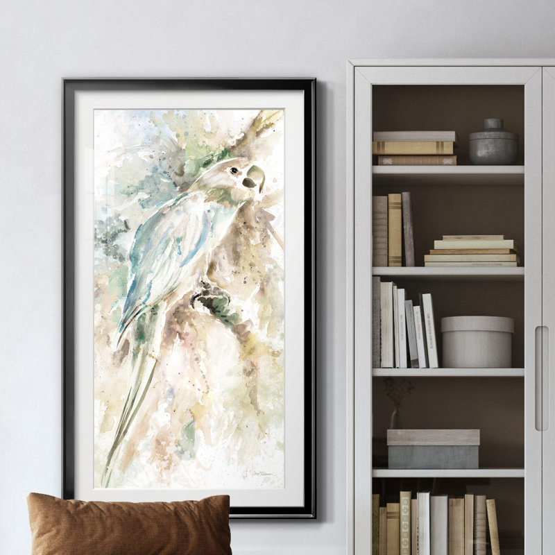 Morning In Rio I - peinture encadrée, Noir, H 14,5 po x l 26,5 po x P 1,5 po