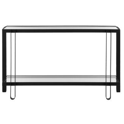 Elyannah Black Iron Console Table