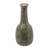 6X5X12" Ceramic Pitcher Vase With Olive Green Finish And Floral Motifs-1287738647